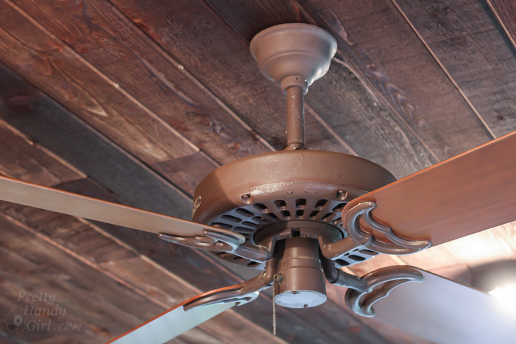Installing the Most Beautiful Ceiling Fan | Haiku Copper Luxe Ceiling Fan | Pretty Handy Girl