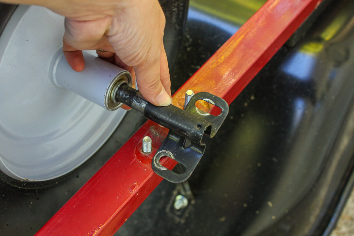 How to Replace a Wheelbarrow Wheel in 5 Minutes | Pretty Handy Girl