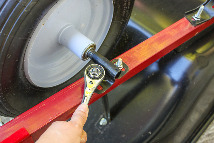 How to Replace a Wheelbarrow Wheel in 5 Minutes | Pretty Handy Girl
