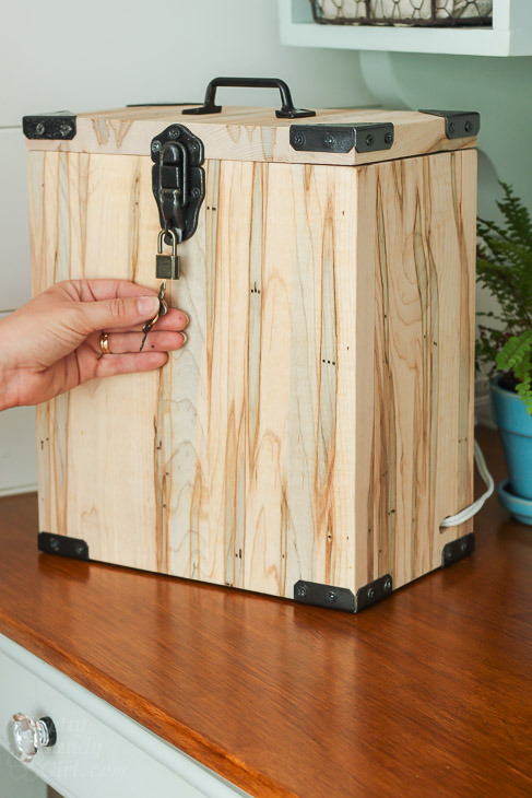 Industrial Charging Station & Lock Box | Pretty Handy Girl