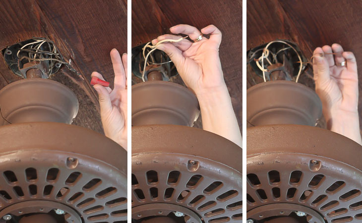 Installing the Most Beautiful Ceiling Fan | Haiku Copper Luxe Ceiling Fan | Pretty Handy Girl