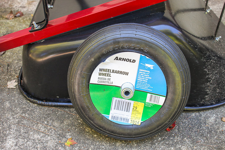 How to Replace a Wheelbarrow Wheel in 5 Minutes | Pretty Handy Girl