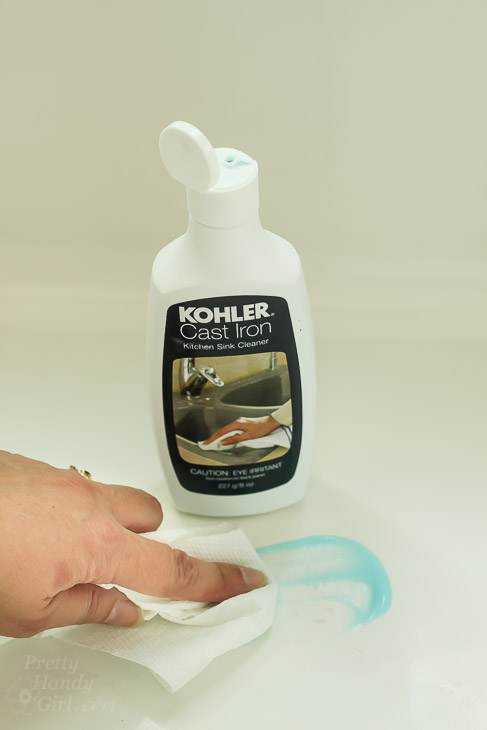 How to Clean a Cast Iron Sink or Tub | Pretty Handy Girl