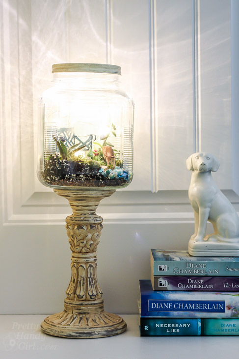 Woodland Fairy Garden in a Jar | Pretty Handy Girl
