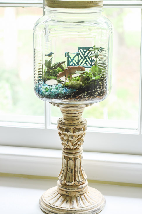 Woodland Fairy Garden in a Jar | Pretty Handy Girl