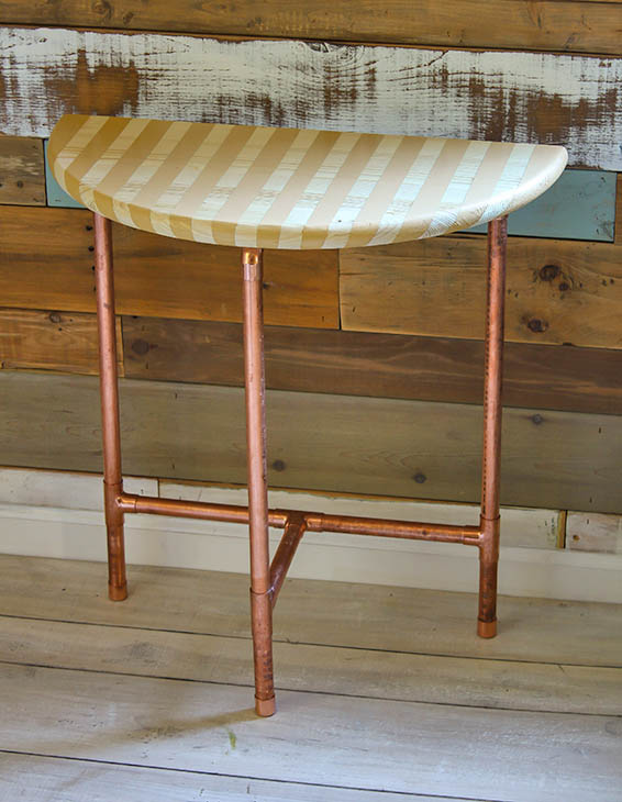 Half Round Copper Table Giveaway | Pretty Handy Girl