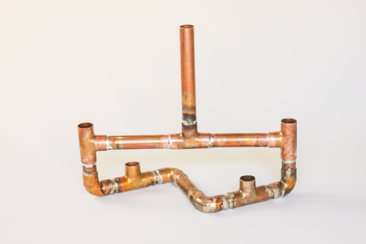 soldered-copper-pipe-centerpiece