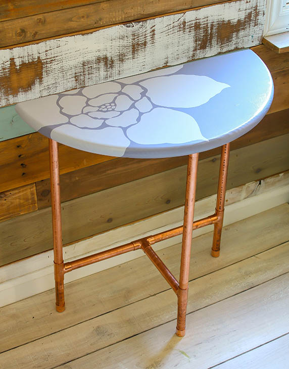 Half Round Copper Table Giveaway | Pretty Handy Girl