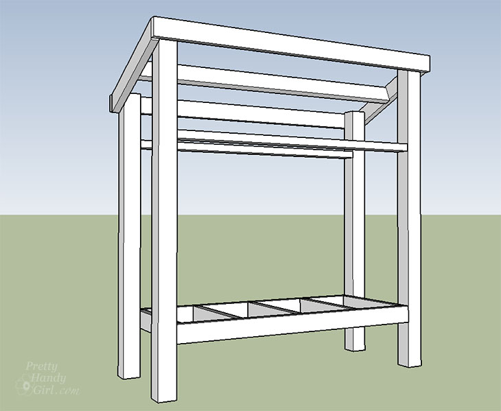 Build a Wood Storage Shed | Pretty Handy Girl