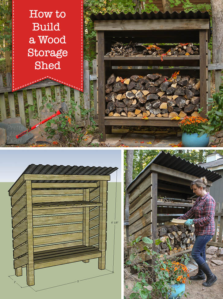 Build a Wood Storage Shed | Pretty Handy Girl