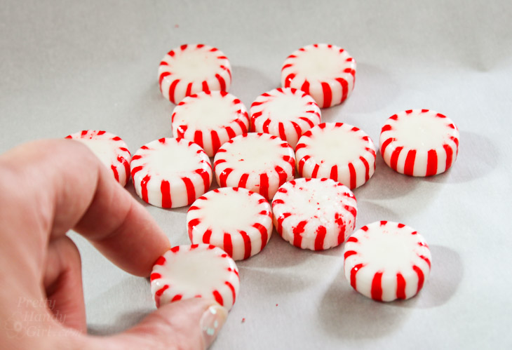 Easy Peppermint Snowflakes | Pretty Handy Girl