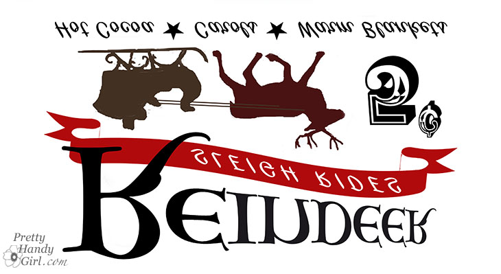 How to Make a Vintage Rustic Sleigh Ride Sign | Pretty Handy Girl How cool! You can use this technique to make or transfer any sign graphic.
