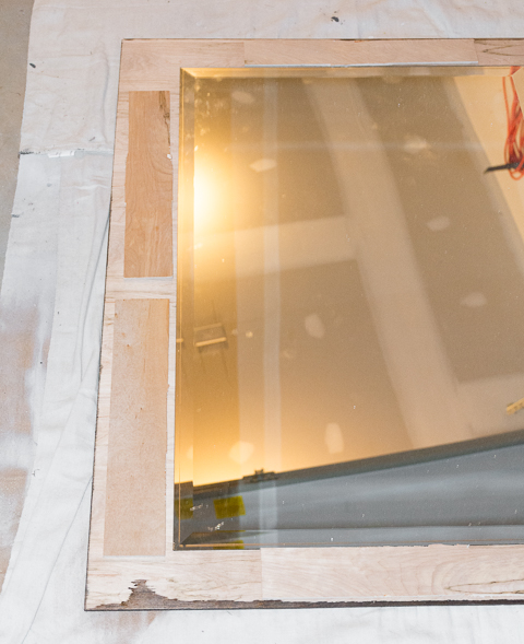DIY Wood-Framed Mirror Tutorial
