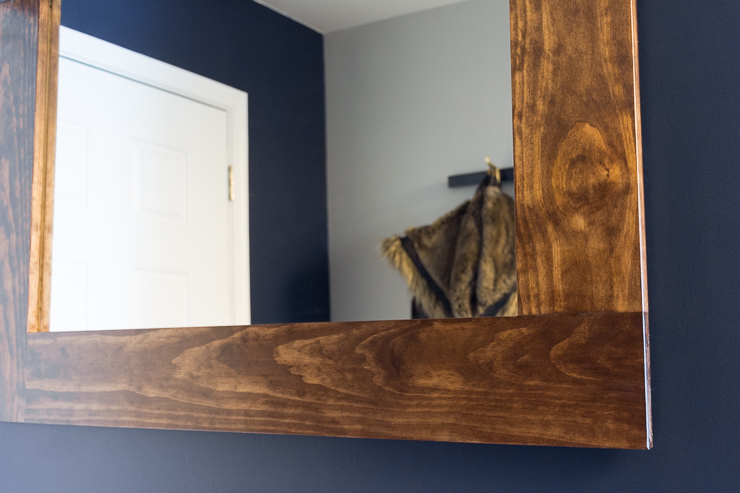 DIY Wood-Framed Mirror Tutorial