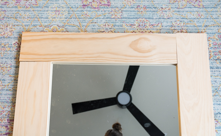 DIY Wood-Framed Mirror Tutorial