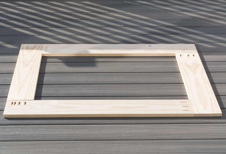 DIY Wood-Framed Mirror Tutorial