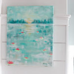 How to Paint an Abstract Water Lilies Painting | Pretty Handy Girl