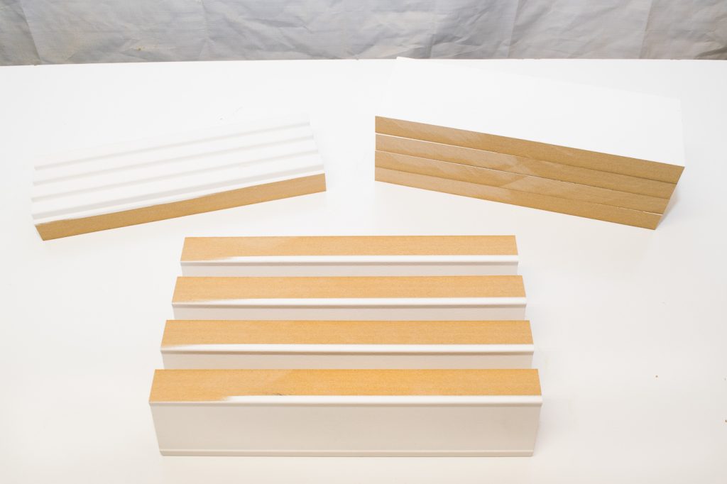 These are the pieces you will need to form the base and top of the candle lantern.