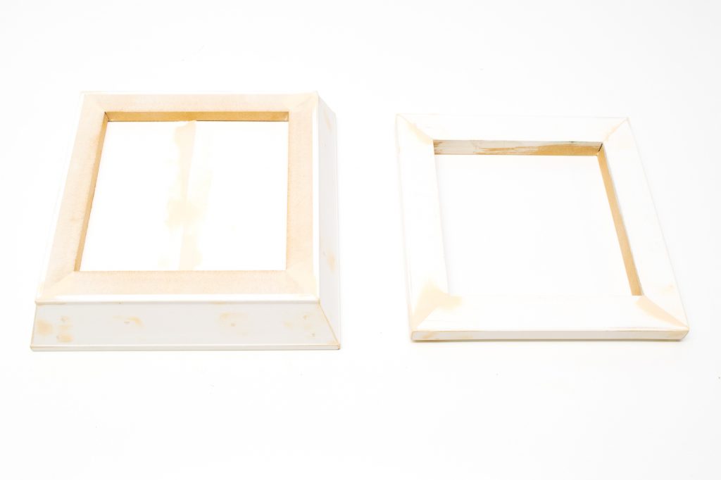Adding wood filler to the gaps and holes in the candle lantern will let all the imperfections disappear when it is painted.