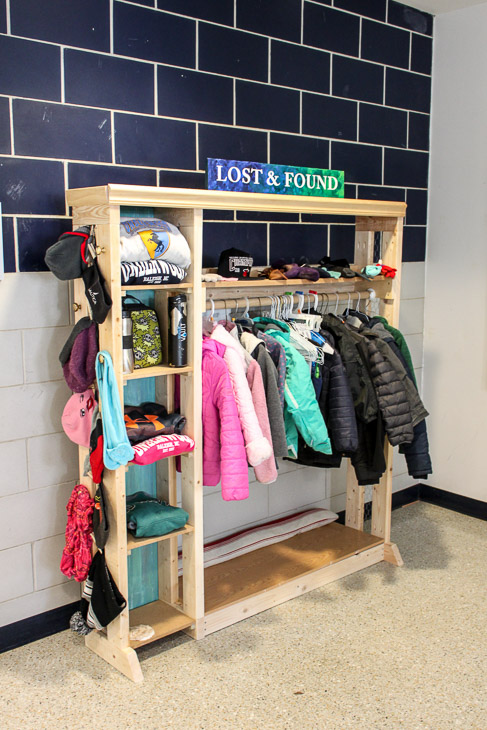 Plans to Build a School Lost & Found Center | Pretty Handy Girl