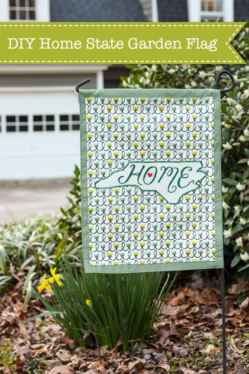 Home State Pride Spring Garden Flag | Pretty Handy Girl