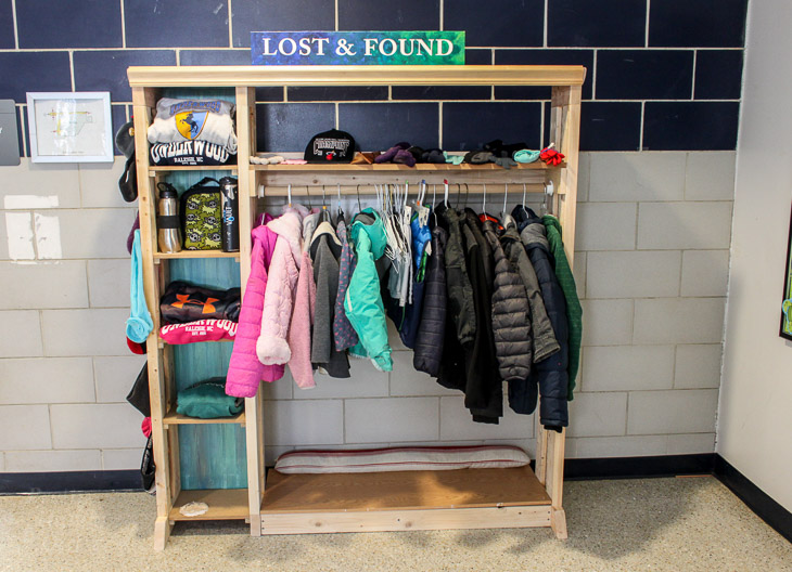 Plans to Build a School Lost & Found Center | Pretty Handy Girl