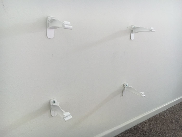 How to install rain gutter bookshelves