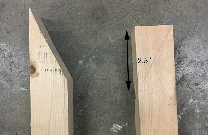Easy two-tiered plant stand made from scrap wood