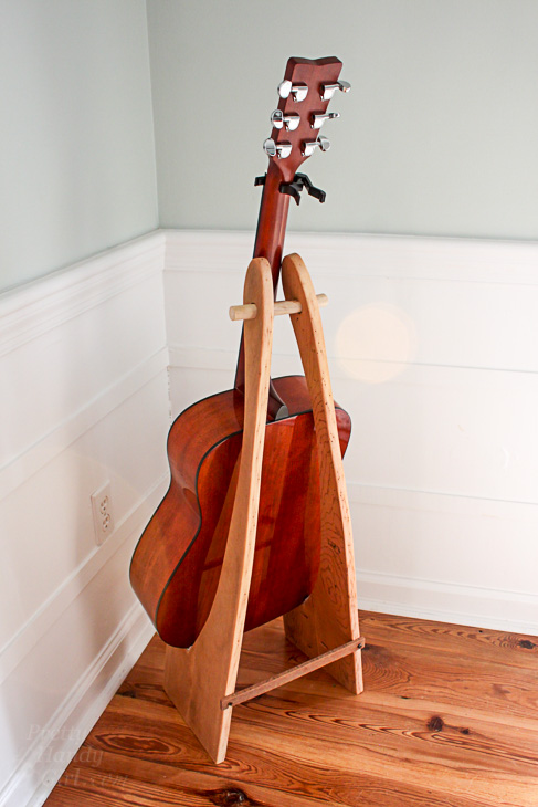 DIY Folding Guitar Stand | Pretty Handy Girl
