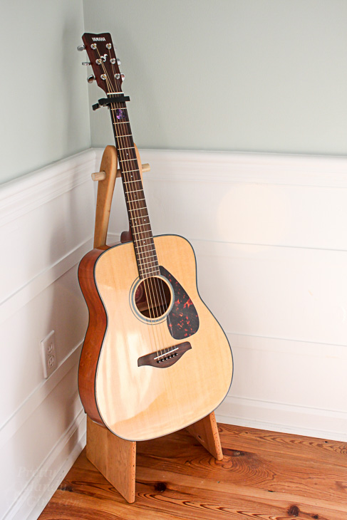 DIY Folding Guitar Stand | Pretty Handy Girl