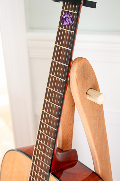 DIY Folding Guitar Stand | Pretty Handy Girl