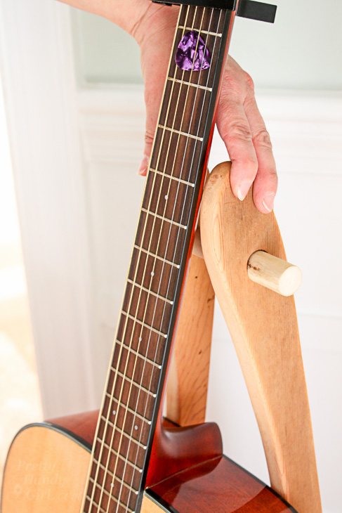 DIY Folding Guitar Stand | Pretty Handy Girl