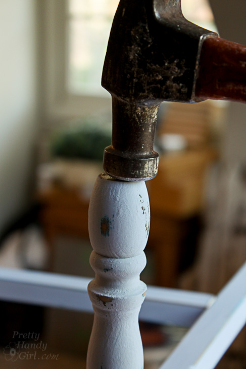 How to Fix a Wobbly Chair or Side Table | Pretty Handy Girl