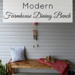 How to Build a Modern Farmhouse Dining Bench