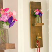 DIY Reclaimed Wall Hook & Vase | Pretty Handy Girl