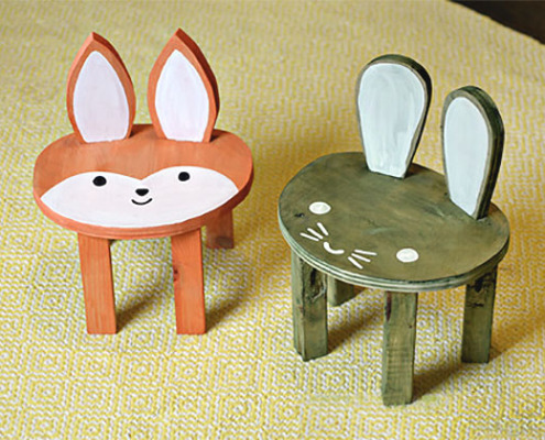 Cute DIY Animal Toddler Stools | Pretty Handy Girl