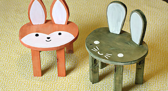 Cute DIY Animal Toddler Stools | Pretty Handy Girl