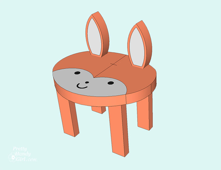 Cute DIY Animal Toddler Stools | Pretty Handy Girl