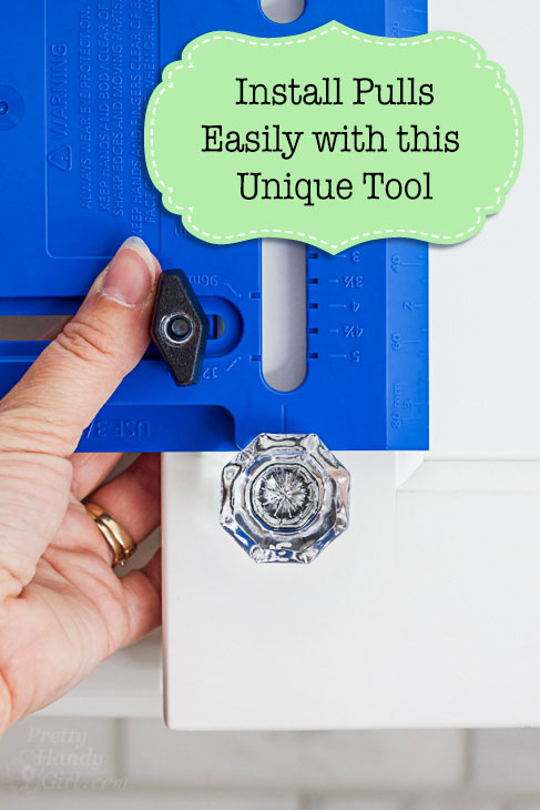 Installing Cabinet Handles the Easy Way | Pretty Handy Girl
