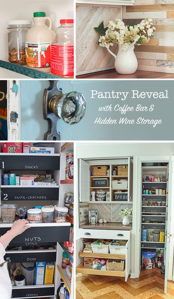 Hidden Wine Storage at Back of Countertop | Pretty Handy Girl