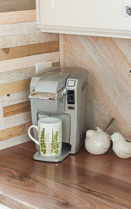 Pantry with Coffee Bar and Hidden Wine Storage | Pretty Handy Girl