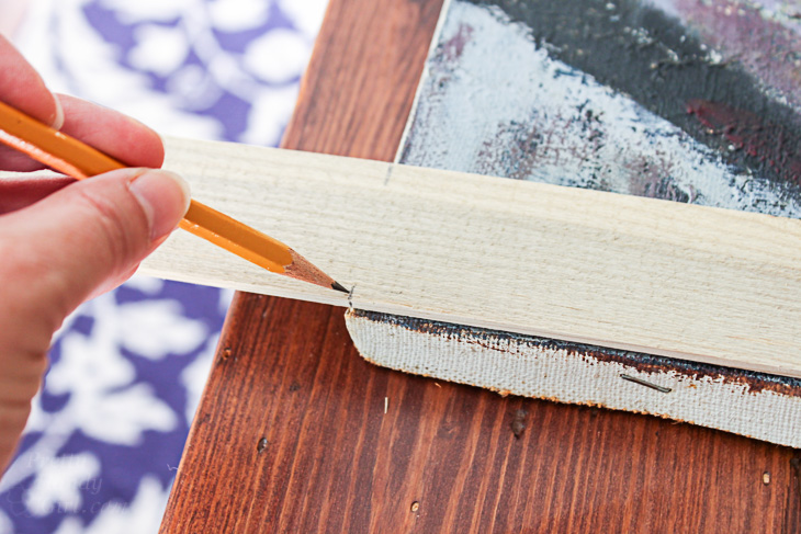How to Quickly and Easily Frame Canvas Art | Pretty Handy Girl