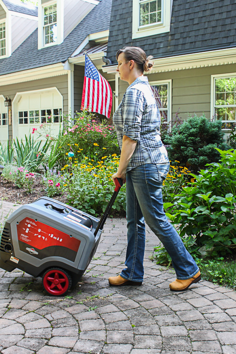 How to Safely Use and Store a Generator | Pretty Handy Girl