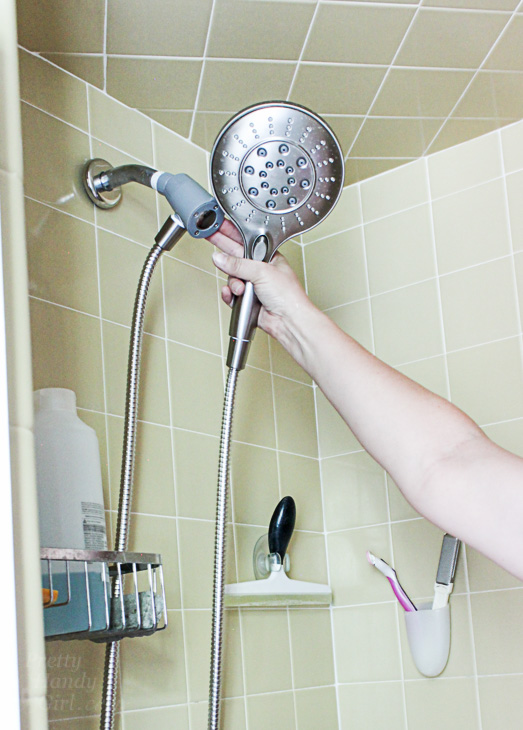 Hand held shower head by Moen