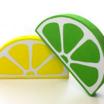 These giant citrus slices are a fun pop of color for any decor!