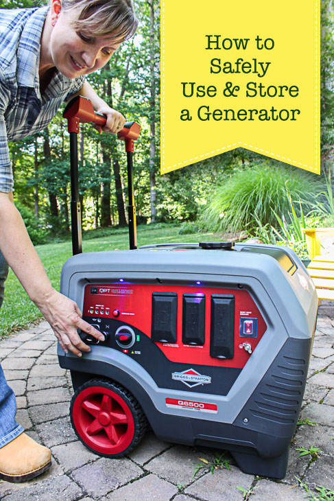 How to Safely Use and Store a Generator | Pretty Handy Girl