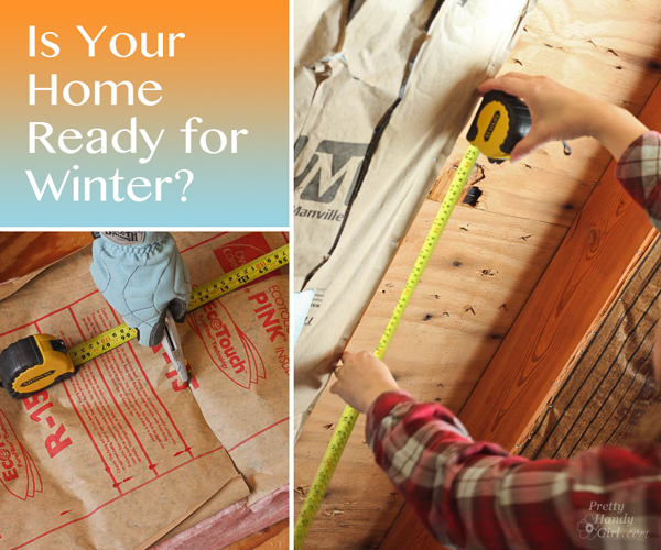 make your home winter ready, replace insulation