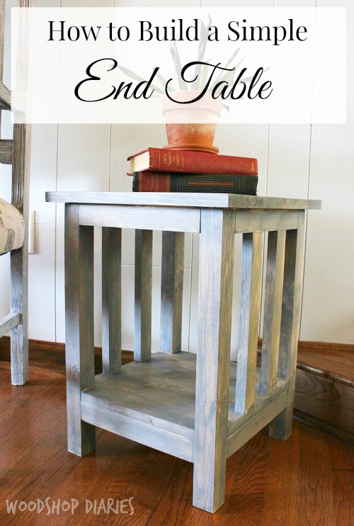 How to Build a Simple Mission Style End Table