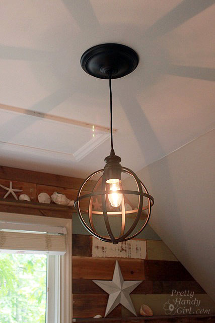 Converting Recessed Light to Pendant Light - Best Lighting DIYs - Pretty Handy Girl