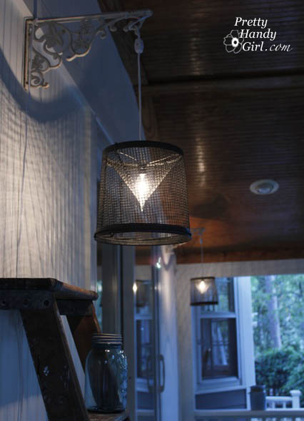 Minnow Trap Light Fixture - Best Lighting DIYs - Pretty Handy Girl